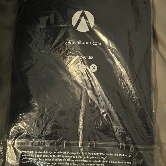 Adar navy blue scrub set, XL - Picture 3 of 8